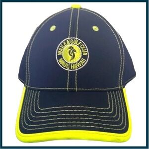 Wailea Golf Club Maui Hawaii Velcro Adjustable Golf Cap